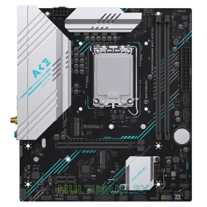 Материнская плата Maxsun B760M Gaming WIFI Ace D4